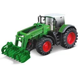 Bburago 18-31635 - Traktor -  Fendt 1050 Vario mit Frontgreifer (10cm)