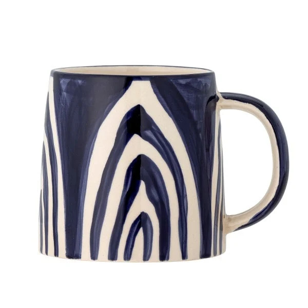 Bloomingville Shama mokken blauw set van 6 stuks