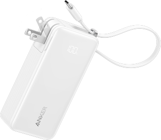 Anker Power Bank (10K, Fusion, Built-In Cable)