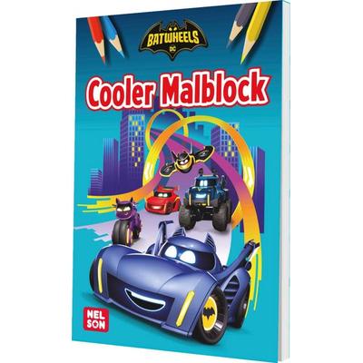 DC Batwheels: Cooler Malblock, Taschenbuch von , Nelson, 978-3-8451-2799-6
