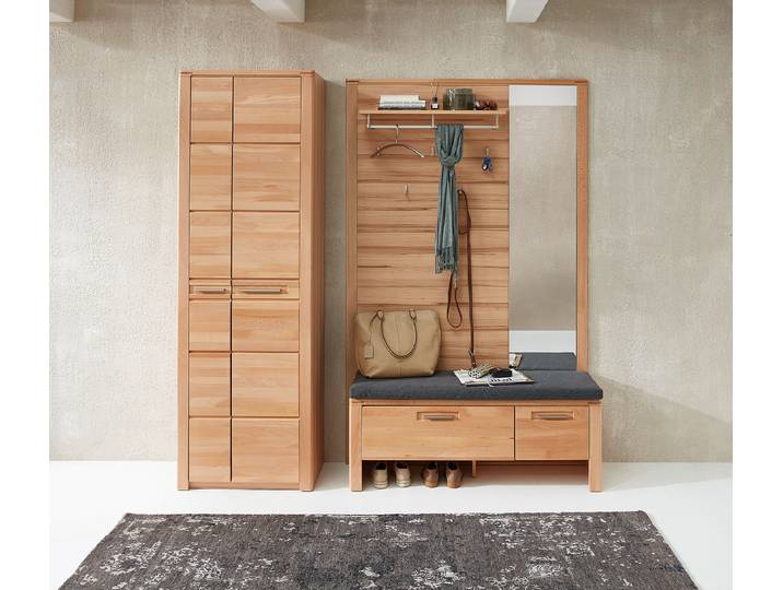 Garderobenschrank 65 x 201 x 40cm Braun