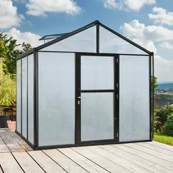 Vitavia Gewächshaus "Zeus 6200",schwarz,6,2 m2