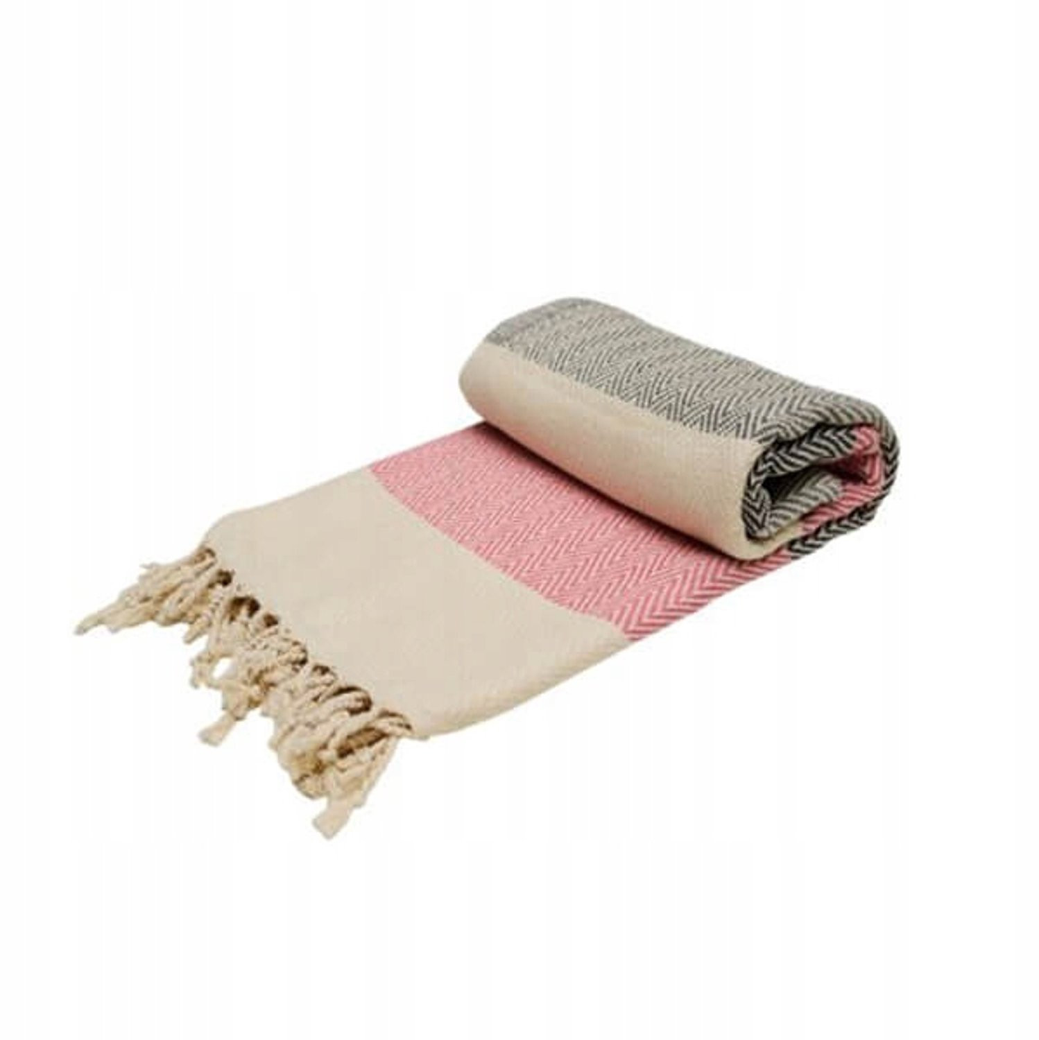 YEYE SUN Hammam Handdoek voor volwassenen - Paars-Grijs - 100% Turkse Katoen