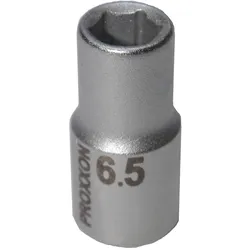 PROXXON 23715 Steckschlüsseleinsatz / Nuss 6,5mm Antrieb 6,3mm (1/4')
