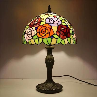 All Categories Goods Dragonfly Style Tiffany Stained Glass Table Lamp Desk Light For Elegant Home Decor b