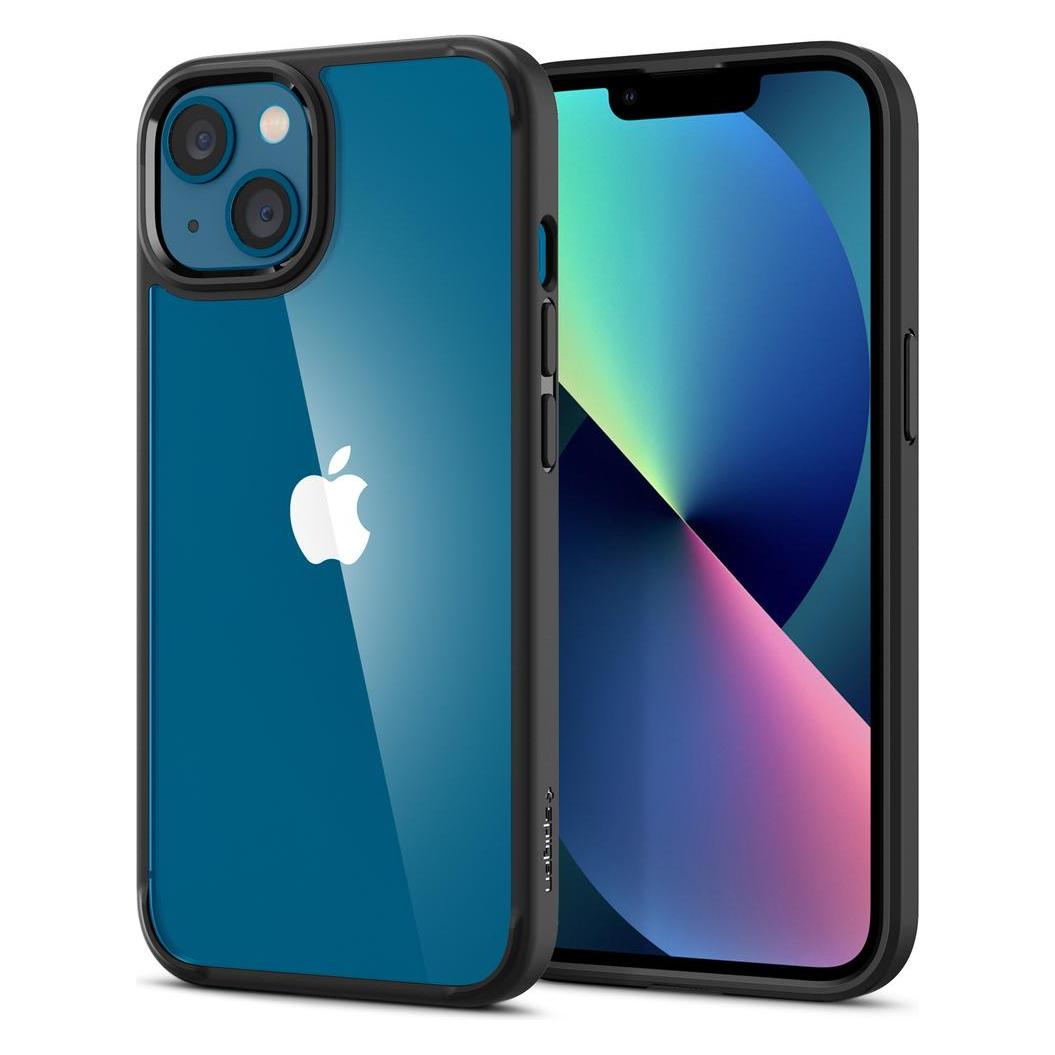 Spigen ACS03561 mobile phone case (6.1") Cover Black, Transparent (Apple iPhone 13) (ACS03561)