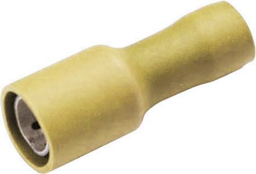 Vogt Verbindungstechnik 3917S Rundsteckhülse 4mm² 6mm² Stift-Ø: 5mm Vollisoliert Gelb
