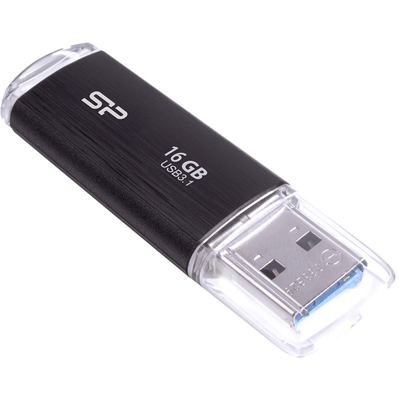 16 GB Silicon Power Power Blaze B02 schwarz USB 3.1