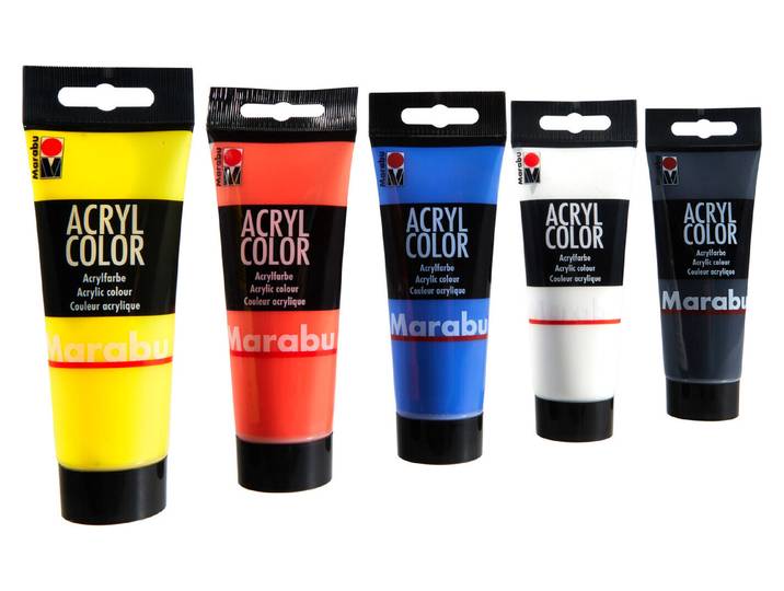 Marabu Acrylcolor Set 6 Farben