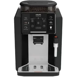 Krups Sensation EA910A10, Kaffeevollautomat, Silber, Schwarz