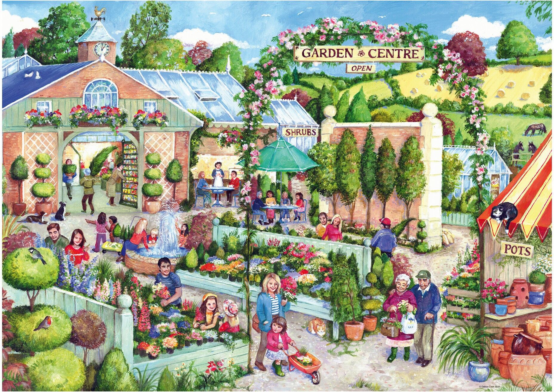 Ravensburger Garden Centre 500pc Large Format Jigsaw Puzzle for Adults, 70 x 50 cm, Large Pieces, Premium Quality