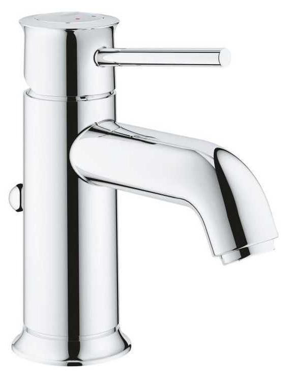 Dripio Eengreeps wastafelmengkraan chroom met waterbesparende functie en 1 1/4 inch afvoerputje
