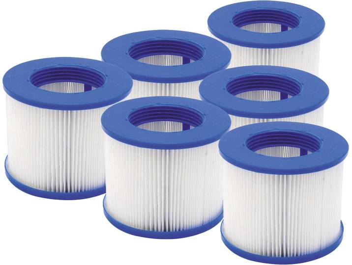 Ersatzfilter INFINITE SPA, blau, H:10cm Ø:10cm, Kunststoff, Filterkartuschen, Ersatzfilter, Ersatzfilterkartusche für Whirlpools