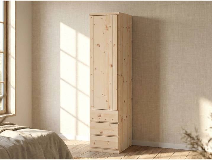 Zirbenschrank „Egon“ 1-türig Massivholz Zirbe