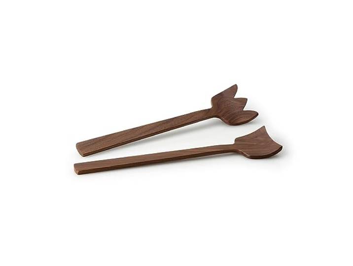 Continenta Salatbesteck, Walnussholz, 30,5 cm