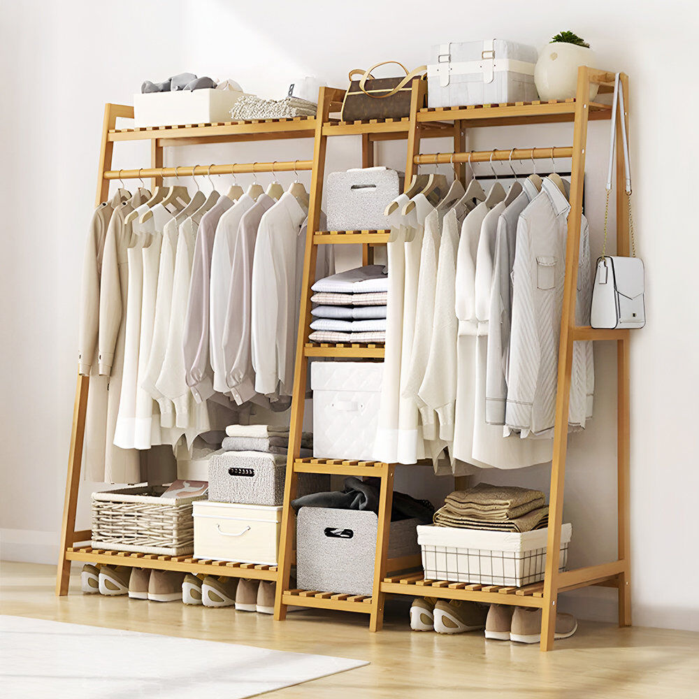 ClassicLiving 157.5cm Clothing Rack Natural