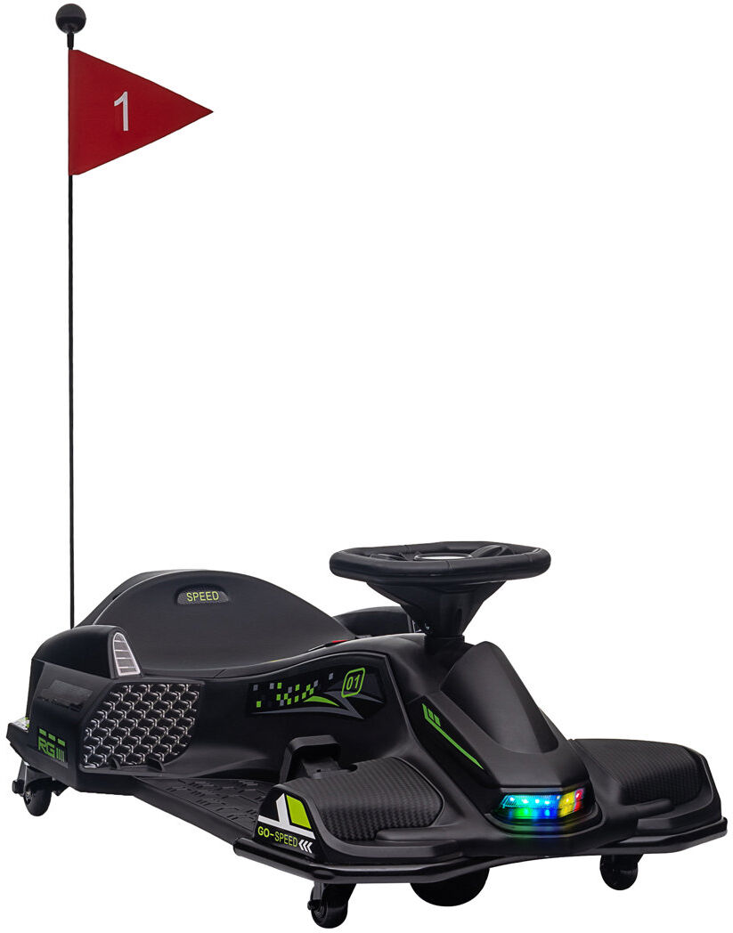 Cohill Metro Lane 12V Electric Go Kart for Kids with Music Slow-Start Ages 8-12 Black 1