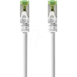 N CCGB85420WT10 - 1 m Patchkabel - Cat.7-Rohkabel weiß