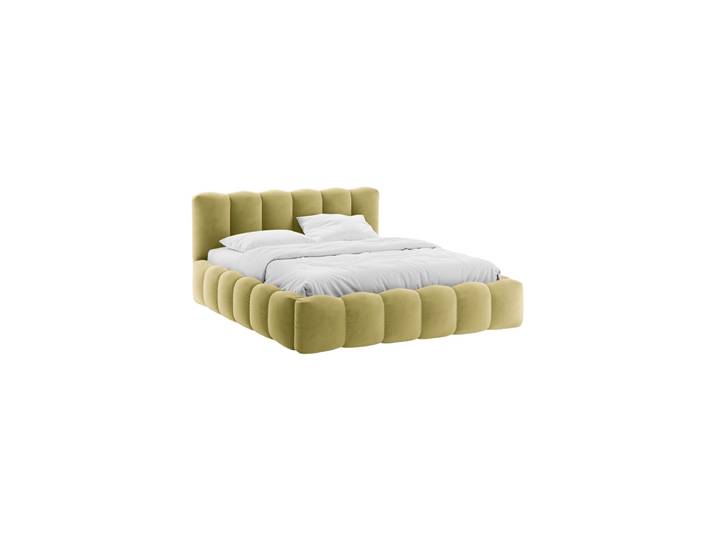 Design Polsterbett „Cameron“ mit Ablagefach, Samt Mud CXL by Christian Lacroix