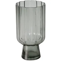 Vase SHADE (DH 13,50x25,50 cm) - grau - DH 13,50x25,50 cm