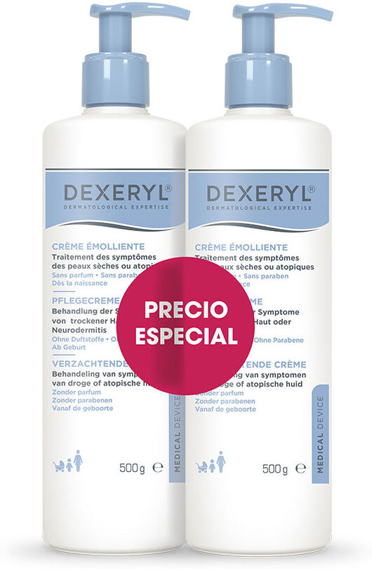 Dexeryl Crema Emoliente pack 2 x 500 gr