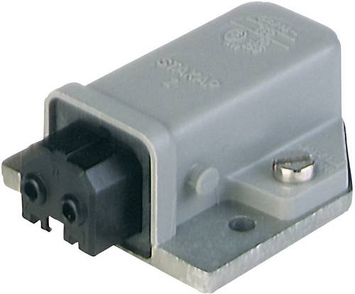Hirschmann 930329106-200 Netz-Steckverbinder STAKAP Buchse, Einbau horizontal Gesamtpolzahl: 2 + PE 16A Grau 200St.
