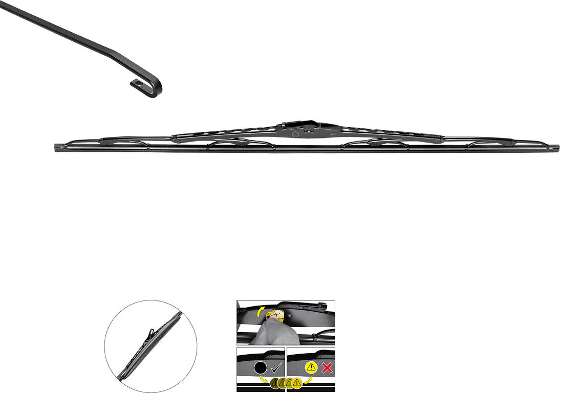 Valeo Wischblatt Silencio Conventional Single 574158 Für Peugeot Bmw Nissan Renault Toyota Vw