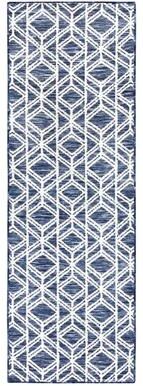 TOWN & COUNTRY EVERYDAY Walker Modern Diamond Everwash Washable Multi-Use Non-Slip Backing Decorative Rug