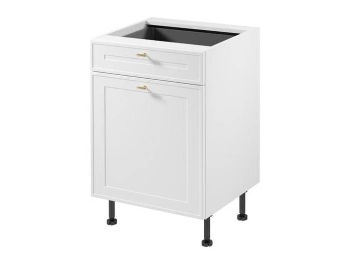 Xlmoebel Unterschrank XLMOEBEL Küchenschrank in Weiß mit Schublade und Soft-Close-Tür (1-St., mit Schublade und Soft-Close-Tür) Made in Europa