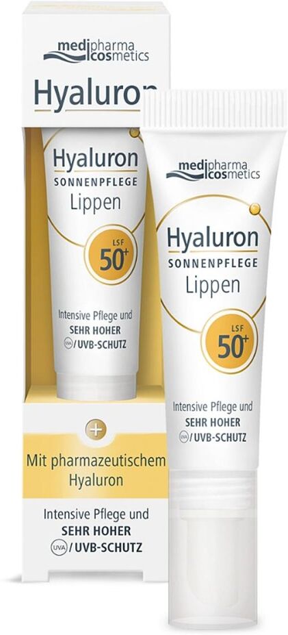 Medipharma Cosmetics Hyaluron Sonnenpflege Lippen Lsf 50+