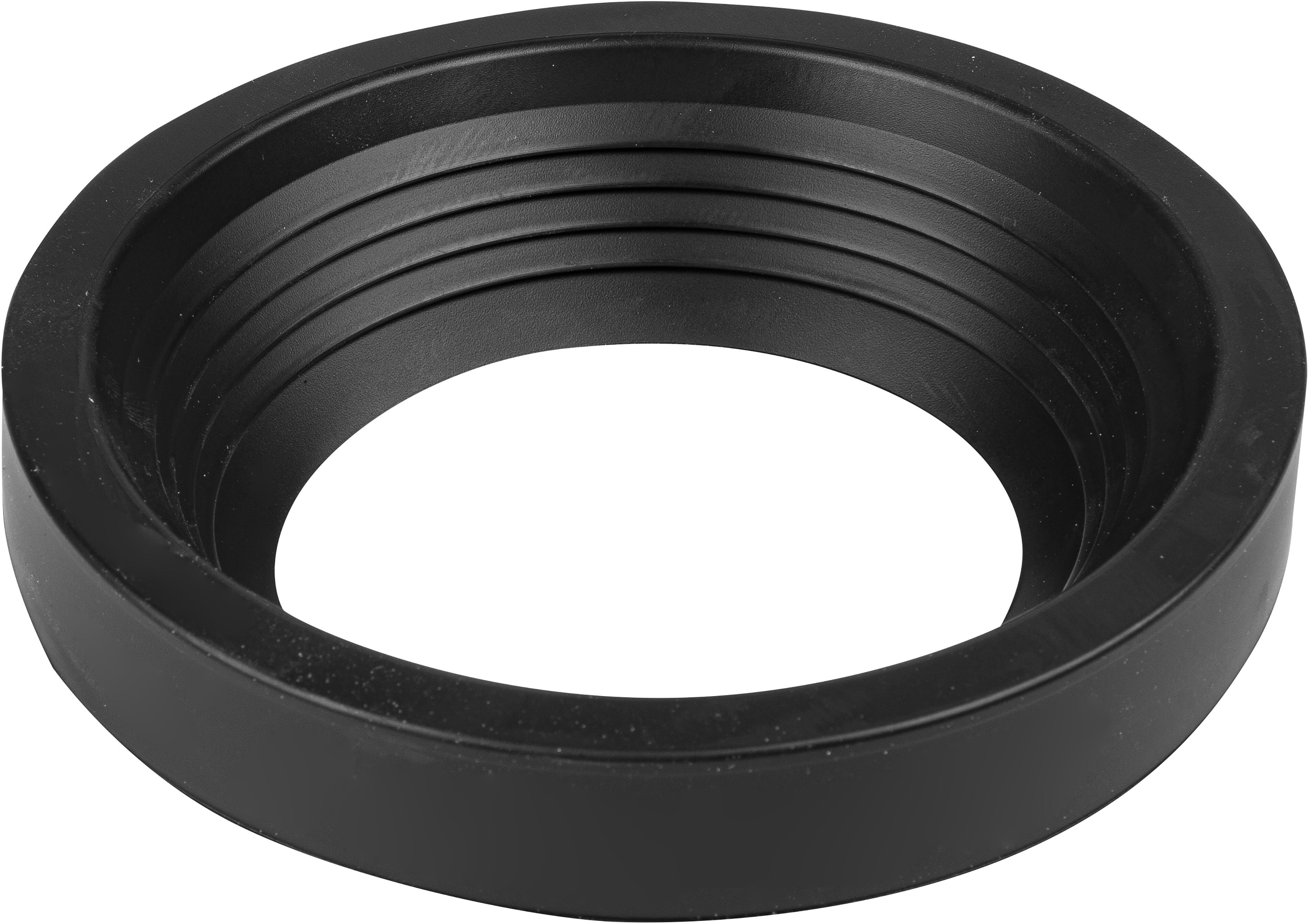 Mavea GUARNIZIONE  Ø 125 mm PER CURVE WC A CIGNO PROLUNGATE E CURVE WC PAVIMENTO IN GOMMA NERA