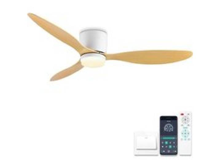 ycwdcz 106 cm Ventilateurs de Plafond avec Lampe Intgre Moteur DC Rversible Plafonnier Ventilateur avec Bl V VENTILATEUR DE PLAFOND