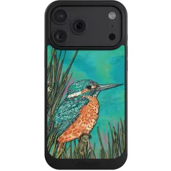 Nivocase Hülle für Apple iPhone 18 Pro Max Handyhülle NIVOcore Case Schwarz Malerei Tiere Vogel (Apple iPhone 18 Pro Max), Smartphone Hülle, Schwarz