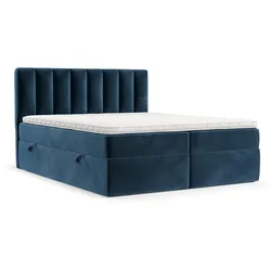 BOXBETT Bari 200/200 cm Dunkelblau im Kronos Stoff