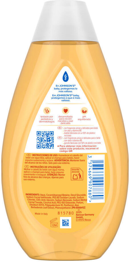 Johnson's Baby Shampoing classique pour bébé 300 ml