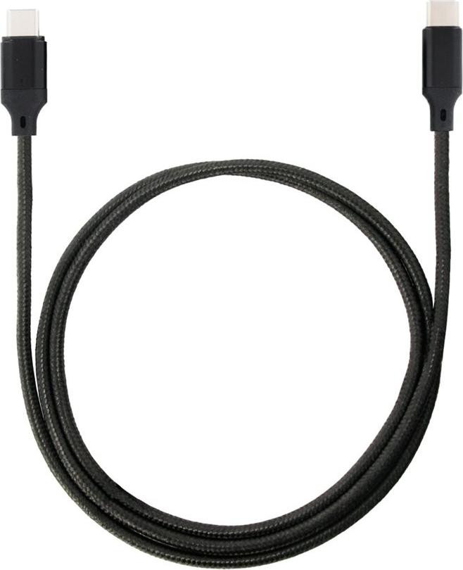 Mobilis USB-C naar USB-C kabel, 2 meter, USB 2.0, 480 Mbit/s, zwart/grijs