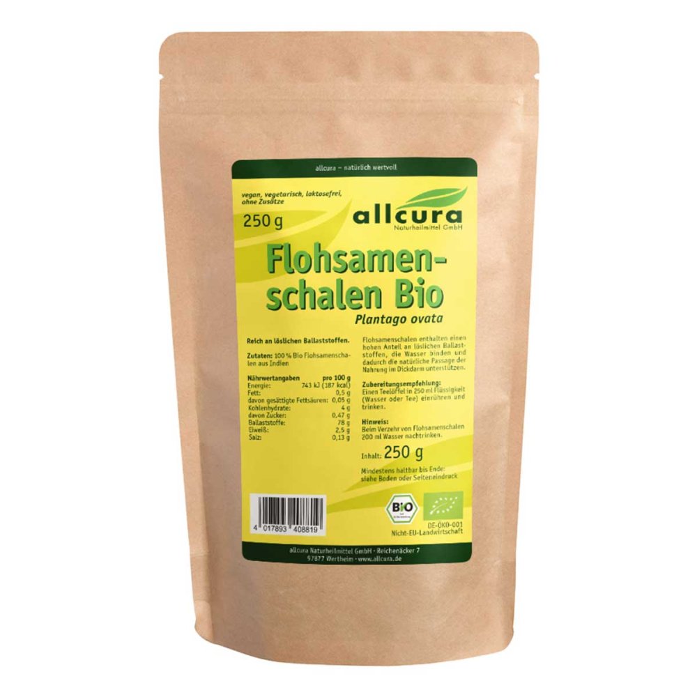 allcura Naturheilmittel GmbH Flohsamenschalen Bio 18391484