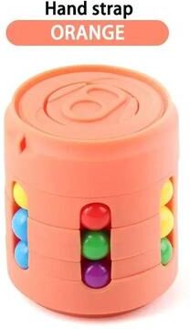 Uplift Essentials Prism Logic Magic Bean Fidget Spinner orange