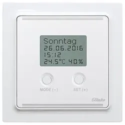 Eltako Bus-Uhren-Thermo-Hygrostat BUTH55ED/12VDC-am