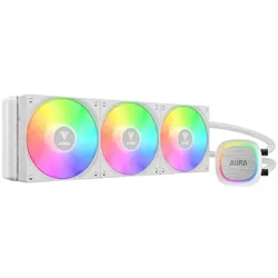 Gamdias Aura GL360 V2 WH Netzteil 360W EU White retail, CPU Wasserkühler, Weiss