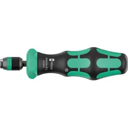 WERA 05051494001 - Bithalter mit Handgriff, 6,3 mm Kraftform, Ratschenfunktion