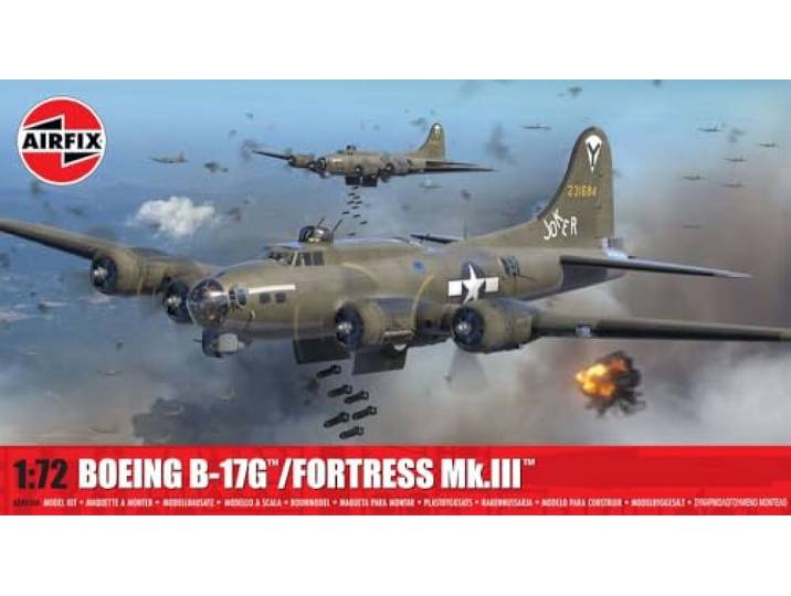 Airfix - 1/72 Boeing B-17G, Fortress Mk.II - Plastic Modelbouw - Schaal: 1:72