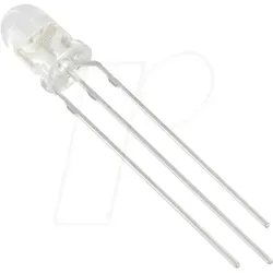 5019R1B2C-DSA - LED 5mm, bedrahtet, 3-Pin, rot/blau 1500/2000mcd, 35°