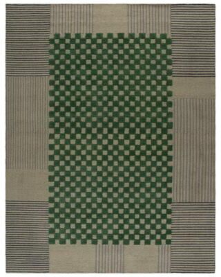 SAFAVIEH Handmade Genre Gunbritt Checkered Wool Rug