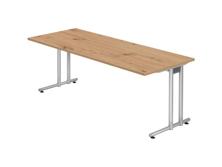 Schreibtisch Office Asteiche 200 x 80 cm - Schreibtisch