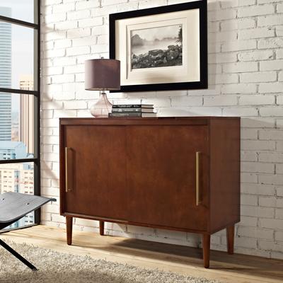 Crosley Furniture "Crosley Everett Large Record Player Cabinet With Vinyl Storage - 44""W x 18""D x 34.25""H"