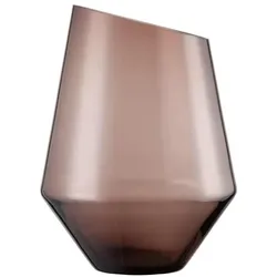 Zwiesel, Vase, VASE/WINDLICHT DIAMONDS H 277 MM SMOKY KLAR (KT1)