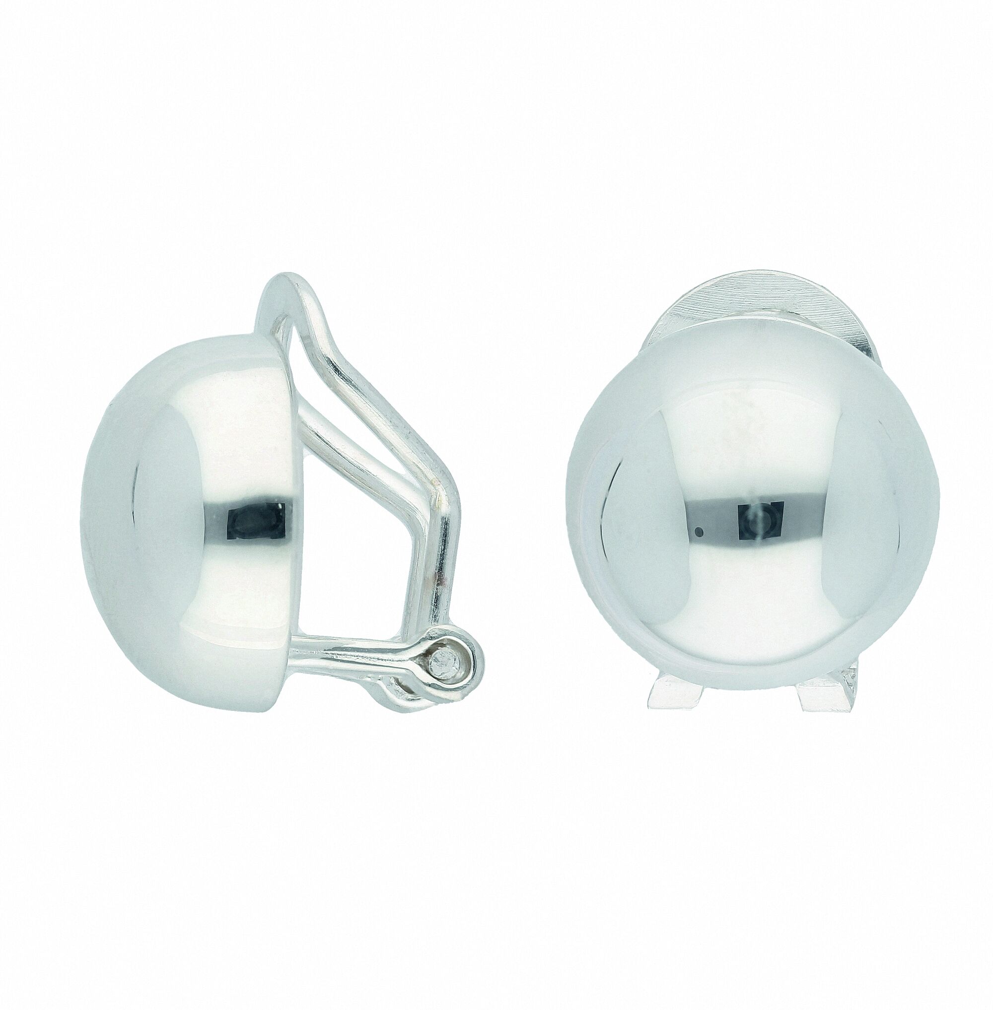Paar Ohrclips ADELIA´S "Ohrclips Ohrringe 925 Silber", silber, Ohrringe, Damen, Damen, Silber 925 (Sterlingsilber), Silberohrringe
