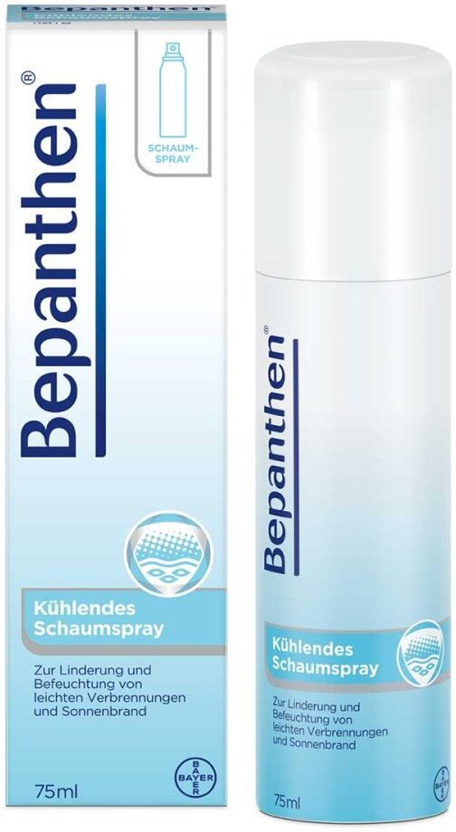Bepanthen Kühlendes Schaumspray bei Verbrennungen & Sonnenbrand
