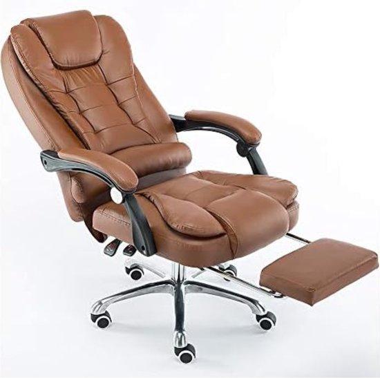 Massagestuhl - Hochwertiges Kunstleder, Komfort, Braun
